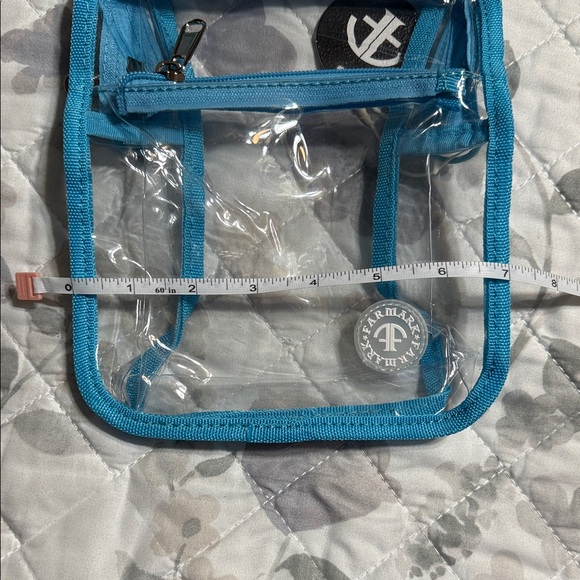 Transparent Blue Accessory Pouch - Picture 3 of 4
